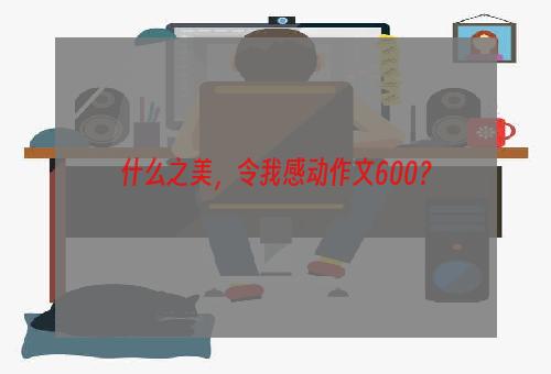 什么之美，令我感动作文600？