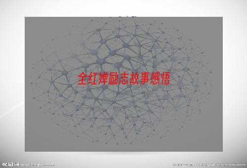 全红婵励志故事感悟
