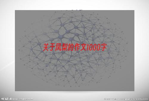 关于凤梨的作文1000字