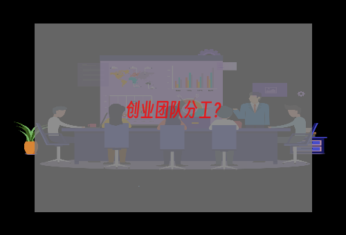 创业团队分工？