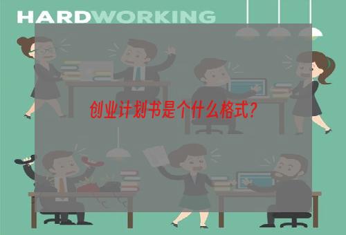 创业计划书是个什么格式？