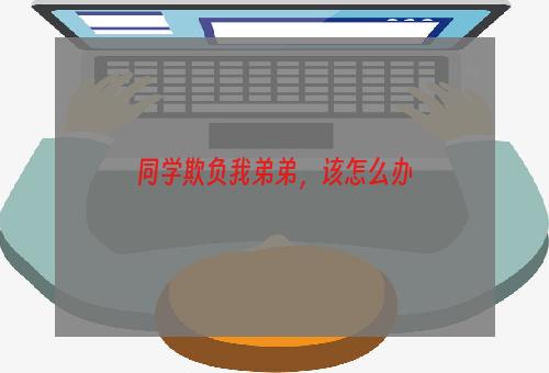 同学欺负我弟弟，该怎么办