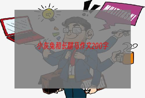 小灰兔和长腿马作文200字