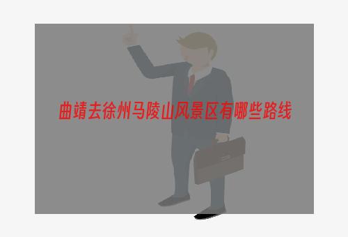 曲靖去徐州马陵山风景区有哪些路线