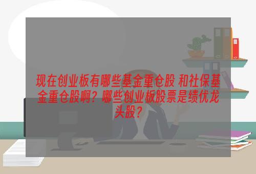 现在创业板有哪些基金重仓股 和社保基金重仓股啊？哪些创业板股票是绩优龙头股？