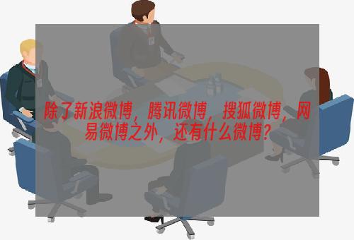 除了新浪微博，腾讯微博，搜狐微博，网易微博之外，还有什么微博？