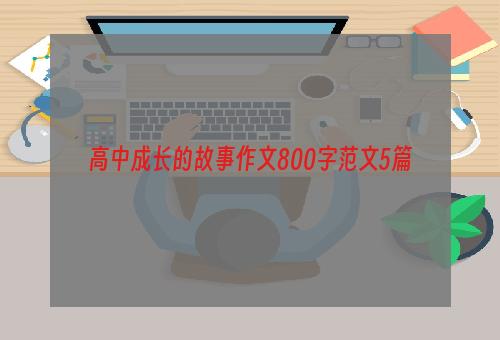 高中成长的故事作文800字范文5篇